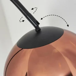 hofstein Koyoto Boule lumineuse, Lampadaire Cuivré, 1 lumière