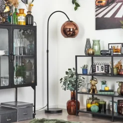 hofstein Koyoto Boule lumineuse, Lampadaire Cuivré, 1 lumière