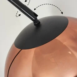 hofstein Koyoto Boule lumineuse, Lampadaire Clair, Cuivré, 1 lumière