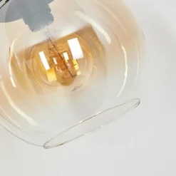 hofstein Koyoto Boule lumineuse, Lampadaire Ambre, Clair, 1 lumière