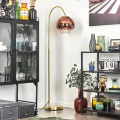 hofstein Koyoto Boule lumineuse, Lampadaire Laiton, 1 lumière