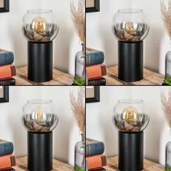 hofstein Koyoto Boule lumineuse, Lampe de bureau, Lampe à poser Clair, Fumé, 1 lumière