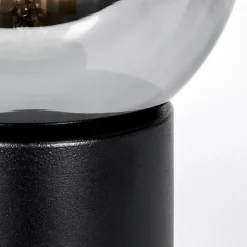 hofstein Koyoto Boule lumineuse, Lampe de bureau, Lampe à poser Clair, Fumé, 1 lumière