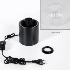 hofstein Koyoto Boule lumineuse, Lampe de bureau, Lampe à poser Clair, 1 lumière