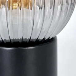 hofstein Koyoto Boule lumineuse, Lampe de bureau, Lampe à poser Clair, Fumé, 1 lumière