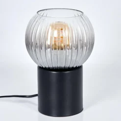 hofstein Koyoto Boule lumineuse, Lampe de bureau, Lampe à poser Clair, Fumé, 1 lumière