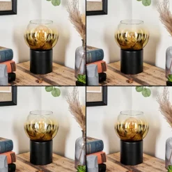 hofstein Koyoto Boule lumineuse, Lampe de bureau, Lampe à poser Or, Clair, 1 lumière