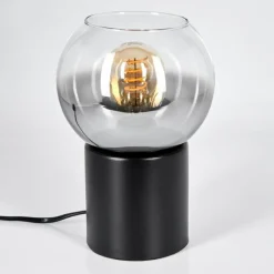 hofstein Koyoto Boule lumineuse, Lampe de bureau, Lampe à poser Clair, Fumé, 1 lumière