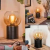 hofstein Koyoto Boule lumineuse, Lampe de bureau, Lampe à poser Ambre, Clair, 1 lumière
