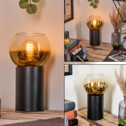 hofstein Koyoto Boule lumineuse, Lampe de bureau, Lampe à poser Or, Clair, 1 lumière