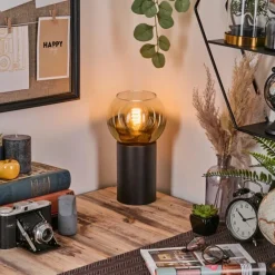 hofstein Koyoto Boule lumineuse, Lampe de bureau, Lampe à poser Or, Clair, 1 lumière