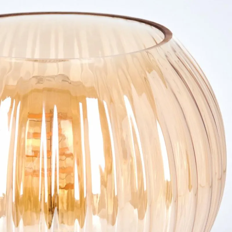 hofstein Koyoto Boule lumineuse, Lampe de bureau, Lampe à poser Ambre, 1 lumière