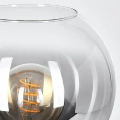 hofstein Koyoto Boule lumineuse, Lampe de bureau, Lampe à poser Clair, Fumé, 1 lumière