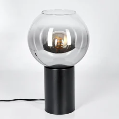hofstein Koyoto Boule lumineuse, Lampe de bureau, Lampe à poser Clair, Fumé, 1 lumière