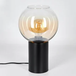 hofstein Koyoto Boule lumineuse, Lampe de bureau, Lampe à poser Ambre, Clair, 1 lumière