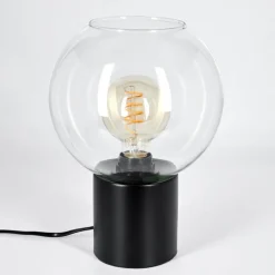 hofstein Koyoto Boule lumineuse, Lampe de bureau, Lampe à poser 20 cm Clair, 1 lumière