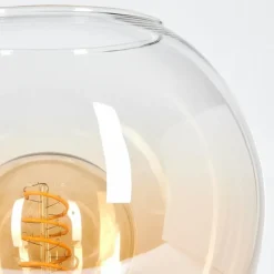 hofstein Koyoto Boule lumineuse, Lampe de bureau, Lampe à poser 20 cm Ambre, Clair, 1 lumière