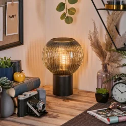 Lampes Vintages & Rétros-hofstein Koyoto Boule lumineuse, Lampe de bureau, Lampe à poser Bleu, 1 lumière