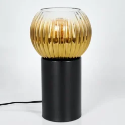 Lampes Dorées-hofstein Koyoto Boule lumineuse, Lampe de bureau, Lampe à poser Or, Clair, 1 lumière