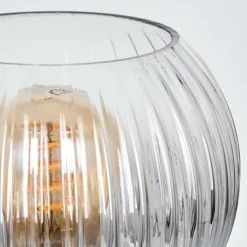 hofstein Koyoto Boule lumineuse, Lampe de bureau, Lampe à poser Clair, Fumé, 1 lumière