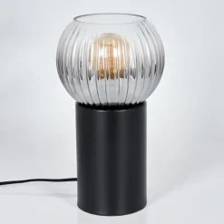 hofstein Koyoto Boule lumineuse, Lampe de bureau, Lampe à poser Clair, Fumé, 1 lumière