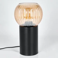 hofstein Koyoto Boule lumineuse, Lampe de bureau, Lampe à poser Ambre, 1 lumière