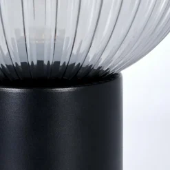 hofstein Koyoto Boule lumineuse, Lampe de bureau, Lampe à poser Clair, Fumé, 1 lumière