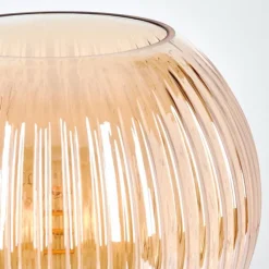 hofstein Koyoto Boule lumineuse, Lampe de bureau, Lampe à poser Ambre, 1 lumière