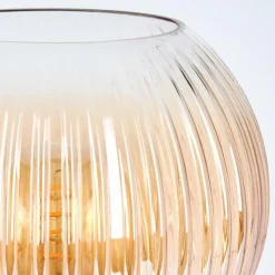 hofstein Koyoto Boule lumineuse, Lampe de bureau, Lampe à poser Ambre, Clair, 1 lumière