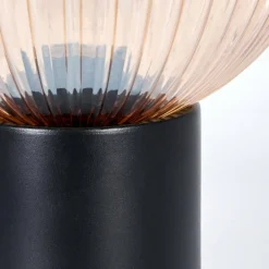 hofstein Koyoto Boule lumineuse, Lampe de bureau, Lampe à poser Ambre, Clair, 1 lumière