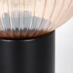 hofstein Koyoto Boule lumineuse, Lampe de bureau, Lampe à poser 11 cm Ambre, 1 lumière