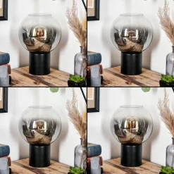 hofstein Koyoto Boule lumineuse, Lampe de bureau, Lampe à poser Clair, Fumé, 1 lumière