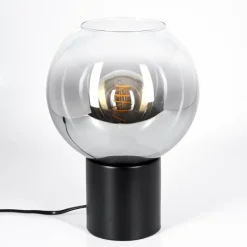 hofstein Koyoto Boule lumineuse, Lampe de bureau, Lampe à poser Clair, Fumé, 1 lumière