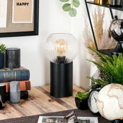 hofstein Koyoto Boule lumineuse, Lampe de bureau, Lampe à poser Clair, 1 lumière