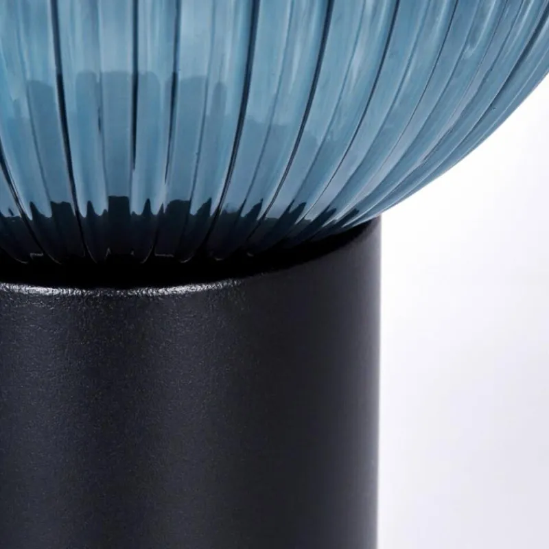 hofstein Koyoto Boule lumineuse, Lampe de bureau, Lampe à poser 20 cm Bleu, 1 lumière