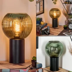hofstein Koyoto Boule lumineuse, Lampe de bureau, Lampe à poser 20 cm Vert, 1 lumière
