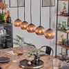 Lampes Vintages & Rétros-hofstein Koyoto Boule lumineuse, Suspension Noir, 5 lumières