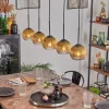 Lampes Dorées-hofstein Koyoto Boule lumineuse, Suspension Noir, 5 lumières