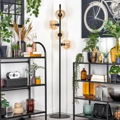 hofstein Koyoto Lampadaire 31 cm Ambre, 4 lumières