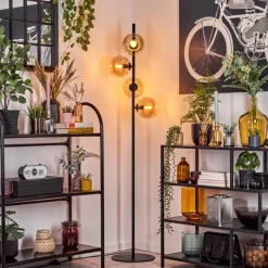 hofstein Koyoto Lampadaire 31 cm Ambre, 4 lumières