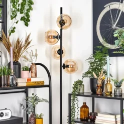 hofstein Koyoto Lampadaire 31 cm Ambre, 4 lumières