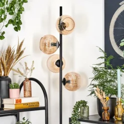 hofstein Koyoto Lampadaire 31 cm Ambre, 4 lumières