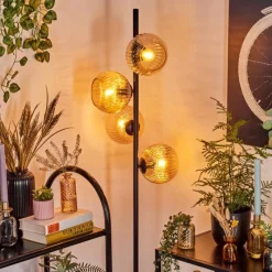 hofstein Koyoto Lampadaire 31 cm Ambre, 4 lumières