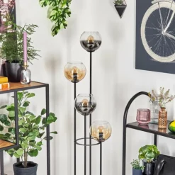 hofstein Koyoto Lampadaire 30 cm Ambre, Clair, Fumé, 4 lumières