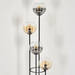 hofstein Koyoto Lampadaire 30 cm Ambre, Clair, Fumé, 4 lumières