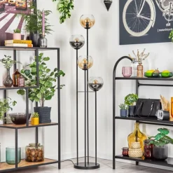 hofstein Koyoto Lampadaire 30 cm Ambre, Clair, Fumé, 4 lumières