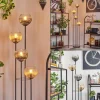 hofstein Koyoto Lampadaire 30 cm Ambre, Clair, Fumé, 4 lumières
