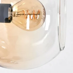 hofstein Koyoto Lampadaire 31 cm Ambre, Clair, Fumé, 4 lumières