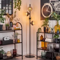 hofstein Koyoto Lampadaire 31 cm Ambre, Clair, Fumé, 4 lumières