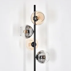 hofstein Koyoto Lampadaire 31 cm Ambre, Clair, Fumé, 4 lumières